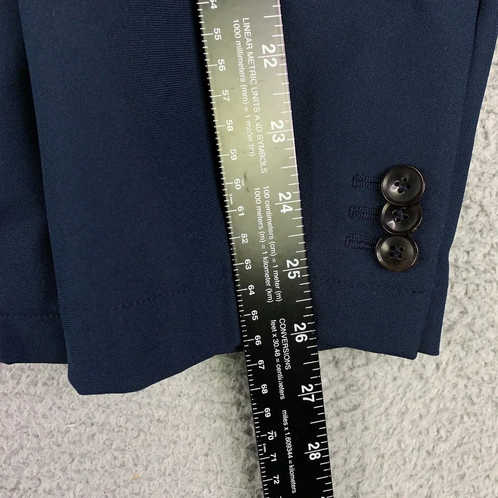Sene Soho Flex 2 Piece Suit Custom 48R Navy Stretch Performance Pants 40x32